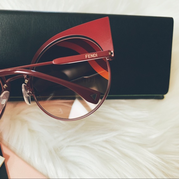 Fendi Hypnoshine 53mm Cat Eye Sunglasses - Picture 5 of 7